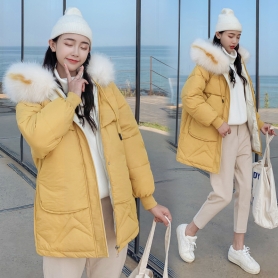 8913ins棉服女2019新款爆款韩版中长款时尚百搭宽松加厚保暖外套