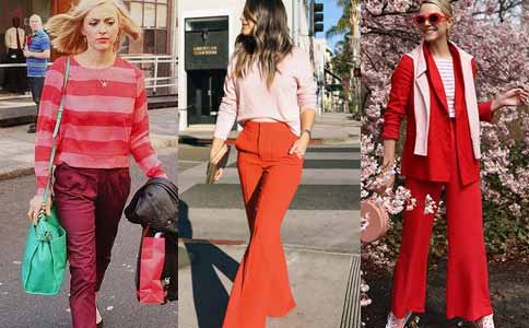 大学生如何穿衣搭配比较好呢?红色的裤装怎么搭配