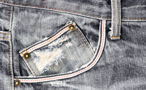 牛仔裤右前袋中的“迷你口袋”有什么作用？[硬币袋]
